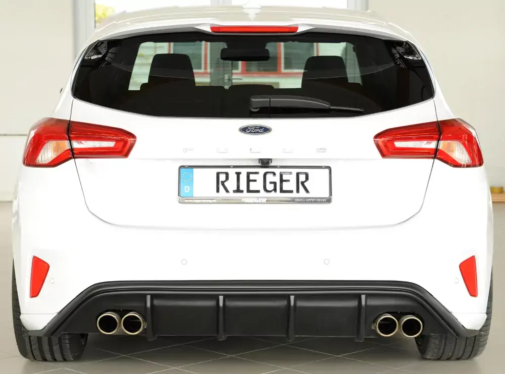 Schneller Versand Rieger Heckeinsatz passend für Ford Focus 4 ST (DEH) ab 04/2022 Facelift