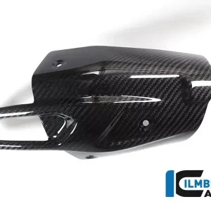 Markenprodukt Ilmberger Carbon Auspuffschutz vorne am Schalldämpfer passend für BMW S1000XR ab 2015