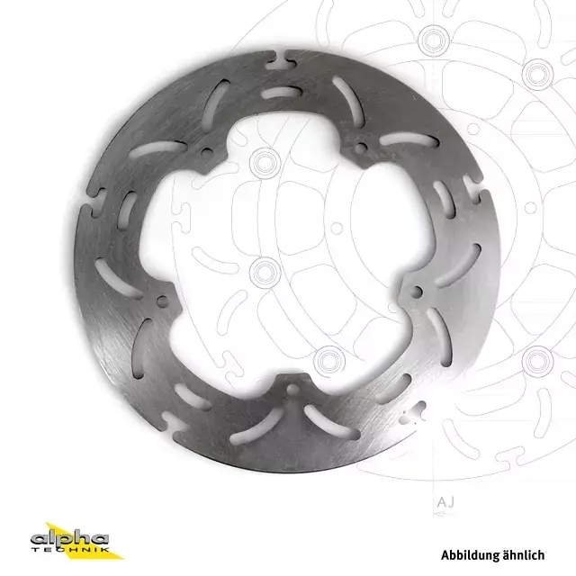Solange Der Vorrat Reicht alpha Technik Bremsscheibe ABD33 hinten passend für Ducati, Laverda, Yamaha