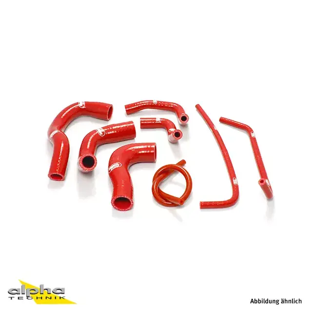 SAMCO SPORT Siliconschlauch Kit rot passend für Yamaha MT-09 Tracer/XSR900 Zertifiziert
