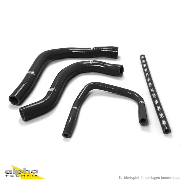 SAMCO SPORT Siliconschlauch Kit schwarz passend für Yamaha YZF750R 1993-1994 Kracherpreis