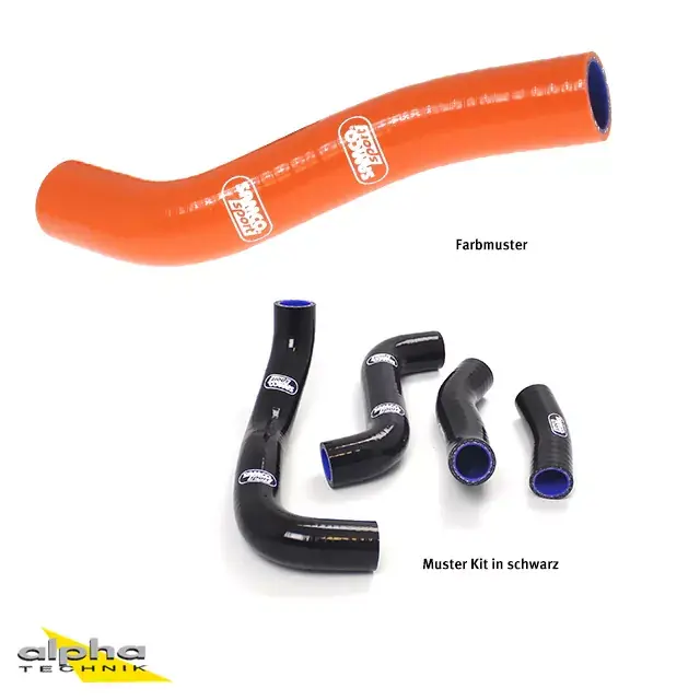 SAMCO SPORT Siliconschlauch Kit orange passend für Kawasaki ZRX1100 ZRX1200 Bestpreis