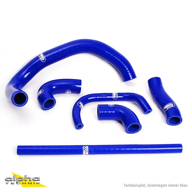 Nur Heute SAMCO SPORT Siliconschlauch Kit blau passend für Kawasaki ZX9R 1994-1997
