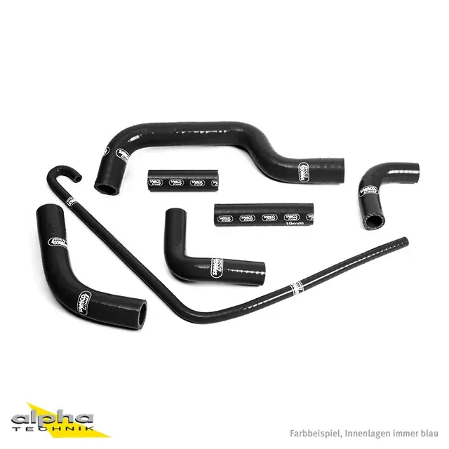 SAMCO SPORT Siliconschlauch Kit schwarz passend für Ducati Monster S4 S4R (2001-2008) Sonderangebot
