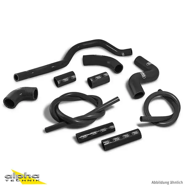 SAMCO SPORT Siliconschlauch Kit schwarz passend für Aprilia RSV4 1000 (2009–2024) Garantierte Lieferung
