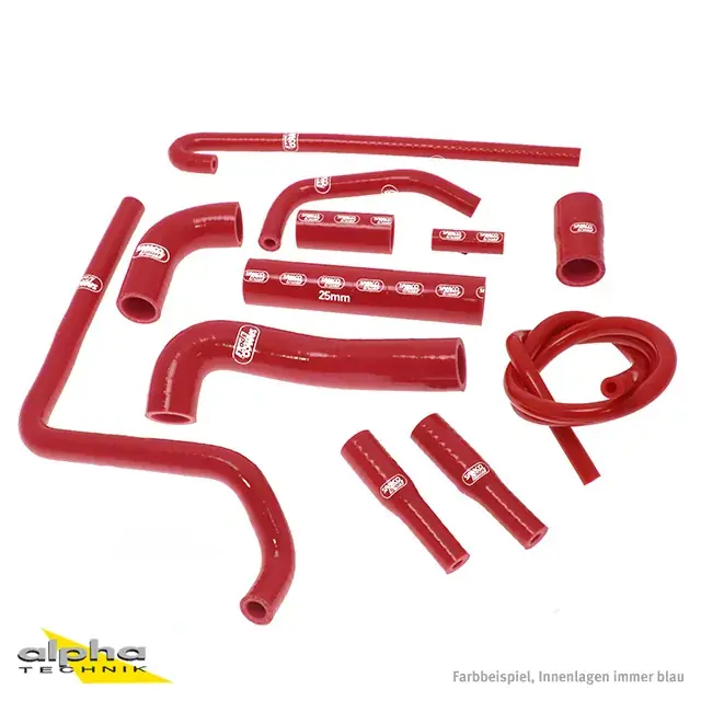 Heißes Angebot SAMCO SPORT Siliconschlauch Kit rot passend für MV Agusta F4 1000 (2001–2009)