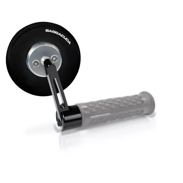 Barracuda Spiegel SKIN-S BAR END B-LUX schwarz/silber Schnäppchen