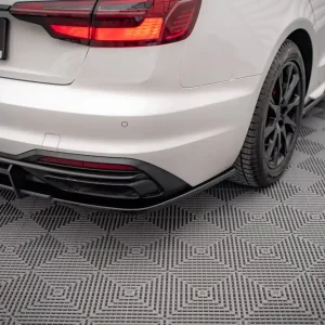 Finale Aktion Heck Ansatz Flaps Diffusor passend für Audi A4 B9 Facelift
