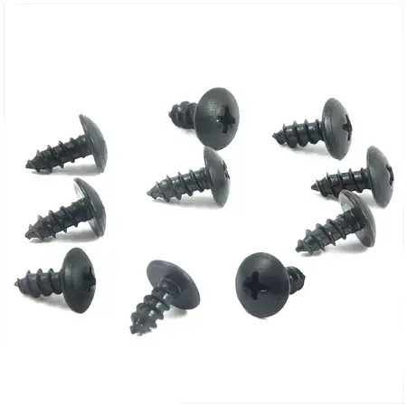 Ausverkauf Schraubensatz 5,0x12mm schwarz (x10)