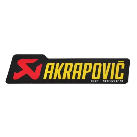 Aufkleber Akrapovic hitzefest 180mm Echt