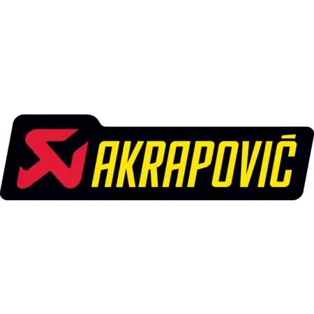 Markenprodukt Aufkleber Akrapovic hitzefest 200x60mm