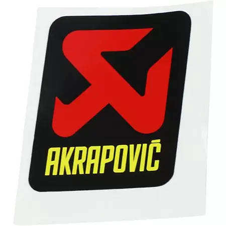 Bestpreis Aufkleber Akrapovic Alu hitzefest 57x60mm