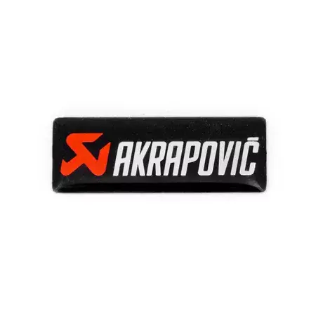 Neuheit Aufkleber Akrapovic hitzefest Gel schwarz