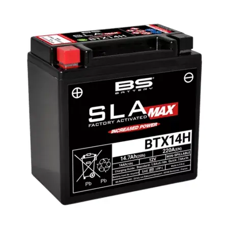 Batterie SLA Max BS Battery BTX14H 12V - 14,7Ah Neuheit