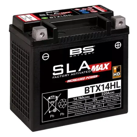 Batterie SLA Max BS Battery BTX14HL 12V - 14,7Ah Preiswert