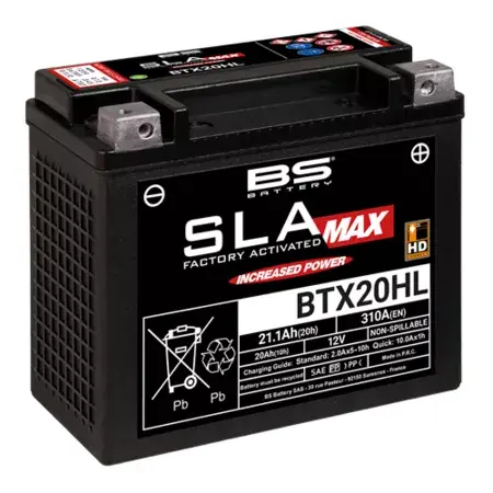 Heißes Angebot Batterie SLA Max BS Battery BTX20HL 12V - 18,9Ah