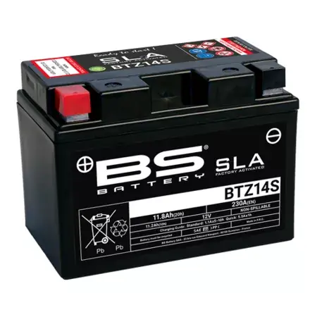 Must-Have Batterie SLA BS Battery BTZ14S 12V - 11,8Ah
