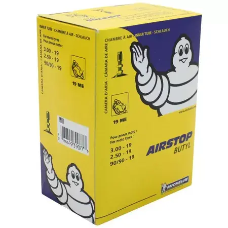 Schlauch 19" 2.50 3.00 Michelin Airstop 19me TR4 Ventil Sonderaktion