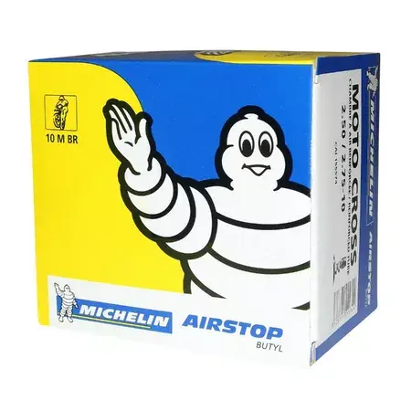 Schlauch 10" 2.50 2.75 Michelin Airstop 10mbr TR4 Ventil Highlight