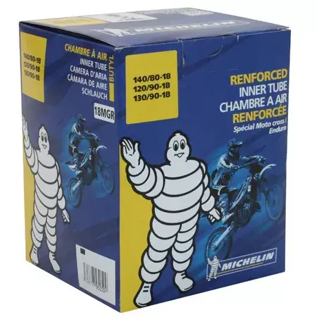 Schlauch 18‘‘ 140/80 - 130/90 Michelin 18mgr TR4 Ventil Top-Preis