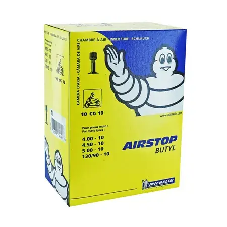 Schlauch 10" 4.00 5.00 Michelin Airstop 10cg13 Schrader Ventil Neuheit