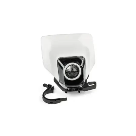 Begrenztes Angebot LED Enduro Scheinwerfer STR8 mit RGB Ring Typ Husqvarna weiss
