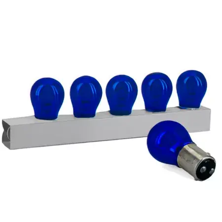 Rücklichtbirne TNT farbig BAY15d 12V 21/5W Blau Markenware