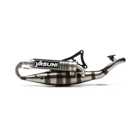 Neu Im Sortiment Auspuff Yasuni Scooter R Minarelli liegend Aramid ESD mit Straßenzulassung