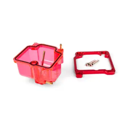 Schwimmerkammer PWK Vergaser 19 - 28mm STR8 rot Neue Kollektion