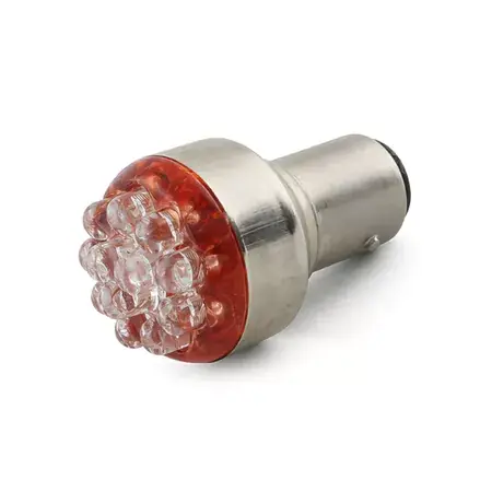 Birne STR8 BA15D 12V / 12W rot Preisreduziert