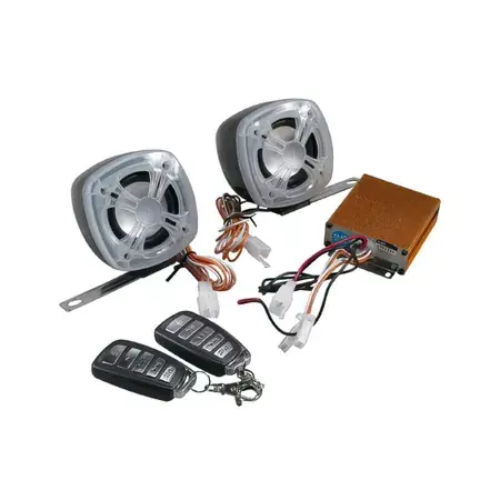 Soundboard (Helmfachanlage) universal, 2x Lautsprecher, Verstaerker und Anschlussmaterial Neue Ware