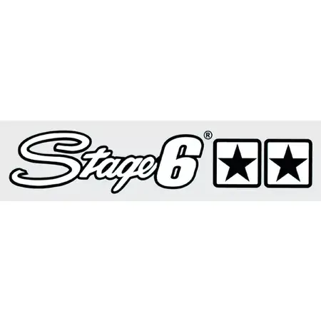Aufkleber / Sticker Stage6, Weiß Top-Angebot