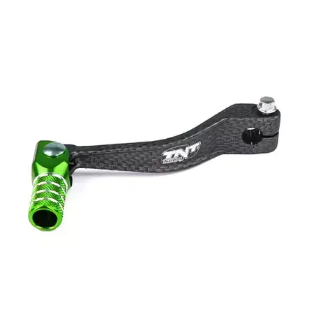 Schalthebel klappbar Derbi Alu carbon look / grün Preis Gesenkt