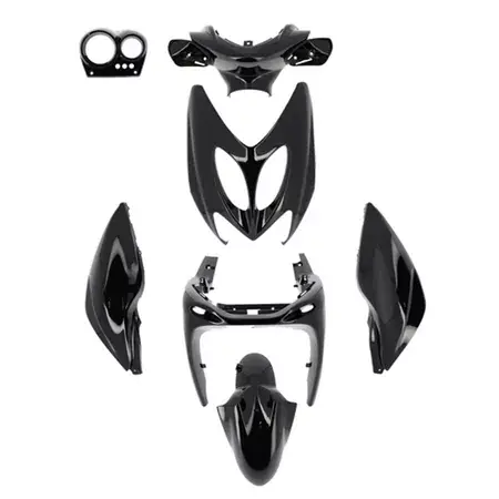 Verkleidungskit 7 Teile schwarz Yamaha Aerox 2002-2012 Heißes Angebot