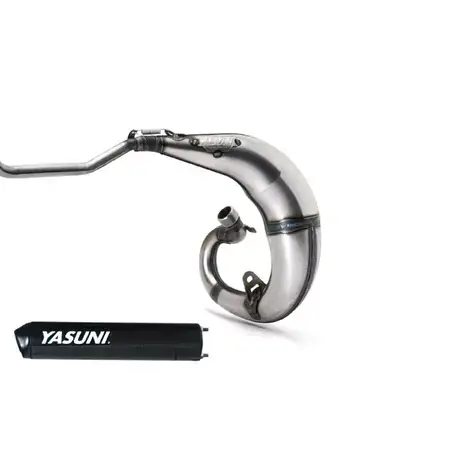 Knallerangebot Auspuffanlage Yasuni Cross ML Max Carbon Rieju MRT 50cc (high mount rechts)