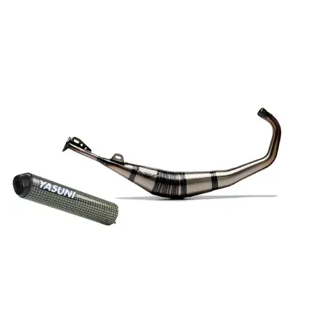 Schneller Versand Auspuffanlage Yasuni R1 Max Carbon Aramid Supermoto Minarelli AM6