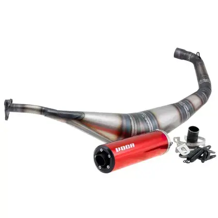 Auspuff Voca Warrior 50-70cc rot Rieju MRT Beliebt