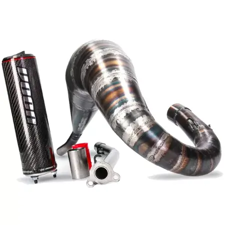 Solange Der Vorrat Reicht Auspuff Voca Cross carbon 80 - 90cc Rieju MRT (high mount)