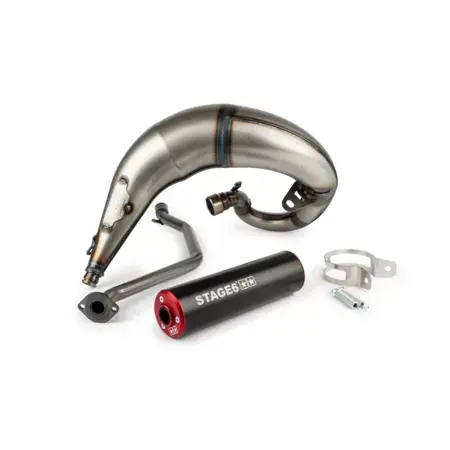 Auspuff Stage6 Streetrace high mount CNC rot / schwarz Beta RR 2012 / HM / Vent Neue Ware
