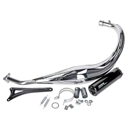 Auspuff VOCA 50/70cc (CE) Chrome / Enddämpfer schwarz Beta RR 2012 Angebot