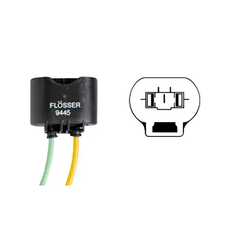 Lampenfassung Flösser 12V HB3 / H10 / H12 - mit Kabel Bestseller
