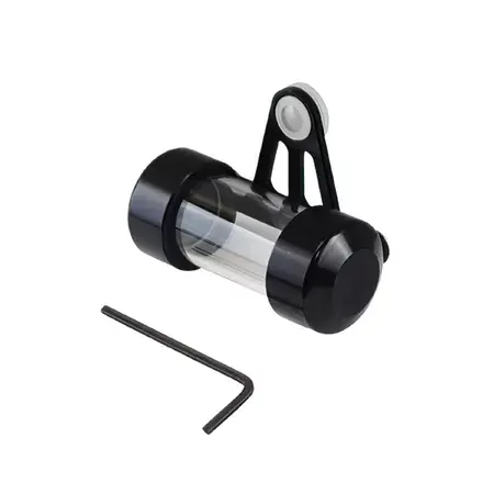 Halter Steuerplakette / Vignette alu schwarz (Röhre) - 70mm Ausverkauf