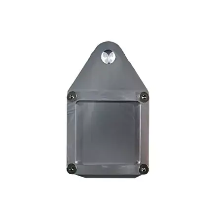 Halter Steuerplakette / Vignette alu silber (eckig) Aktuell