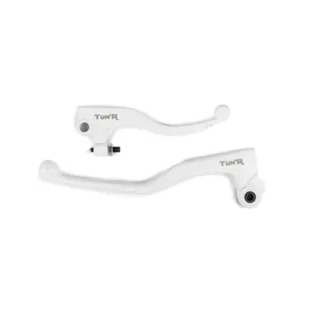 Set Brems- / Kupplungshebel weiß Derbi DRD Pro Nur Für Kurze Zeit