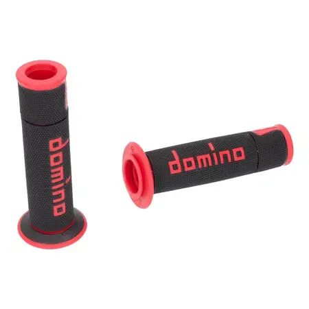 Griffe Domino A450 On-Road Racing schwarz / rot (Enden offen) Sale