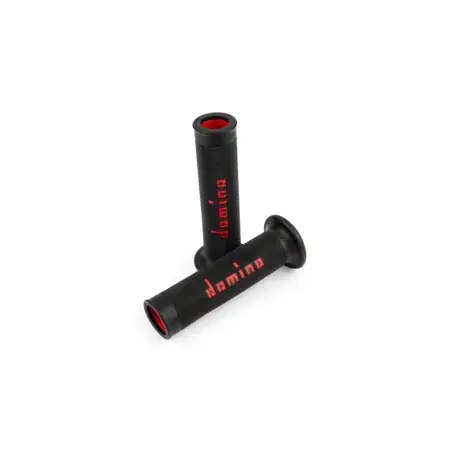 Griffe Domino A010 On-Road schwarz / rot (Enden offen) Neue Kollektion