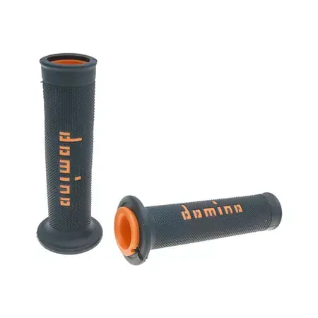Günstig Griffe Domino A010 On-Road schwarz / orange (Enden offen)