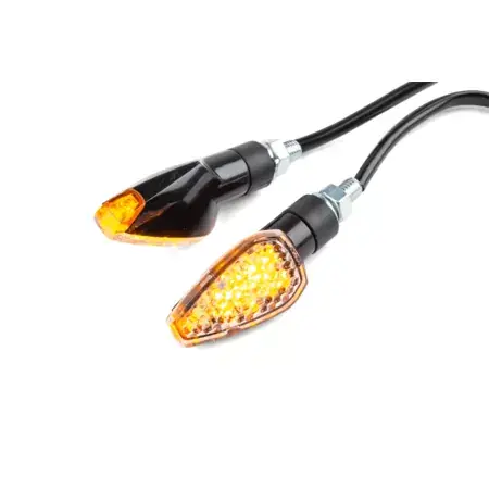 LED Blinker STR8 schwarz / weiß Echt