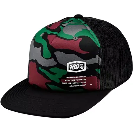 Baseball Cap 100% TRUCKER Trooper Camo Preiswert