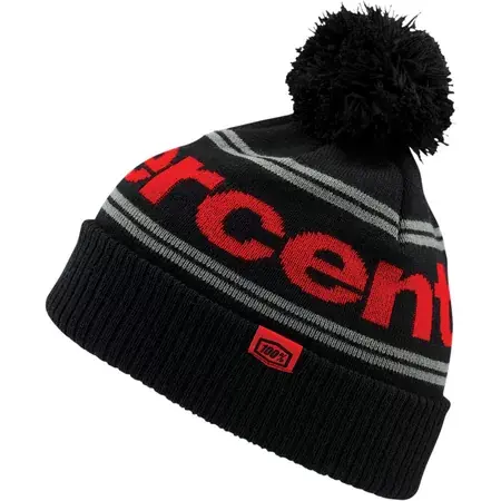 Sale Beanie 100% Rise schwarz / rot One Size
